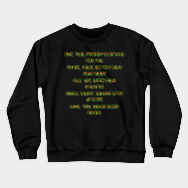 Horror Lullaby Crewneck Sweatshirt by Scar